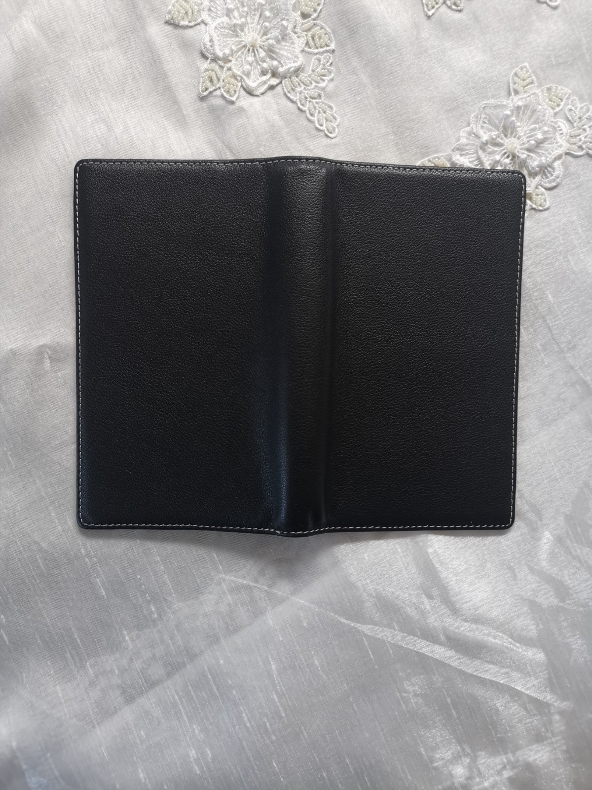 Genuine Leather A6 Personal Binder Planner Black Small Ring Diameter