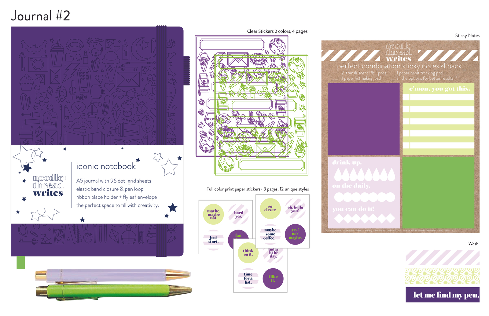 iconic journal set