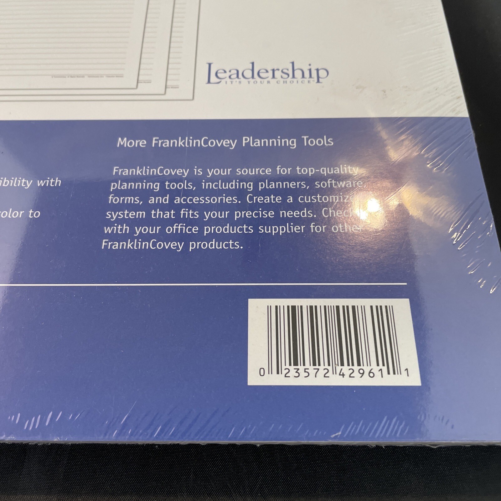 Franklin Covey 8.5” X 11” Notepad Refill Leadership (3) 40 Sheet Pads 3 & 7 Ring