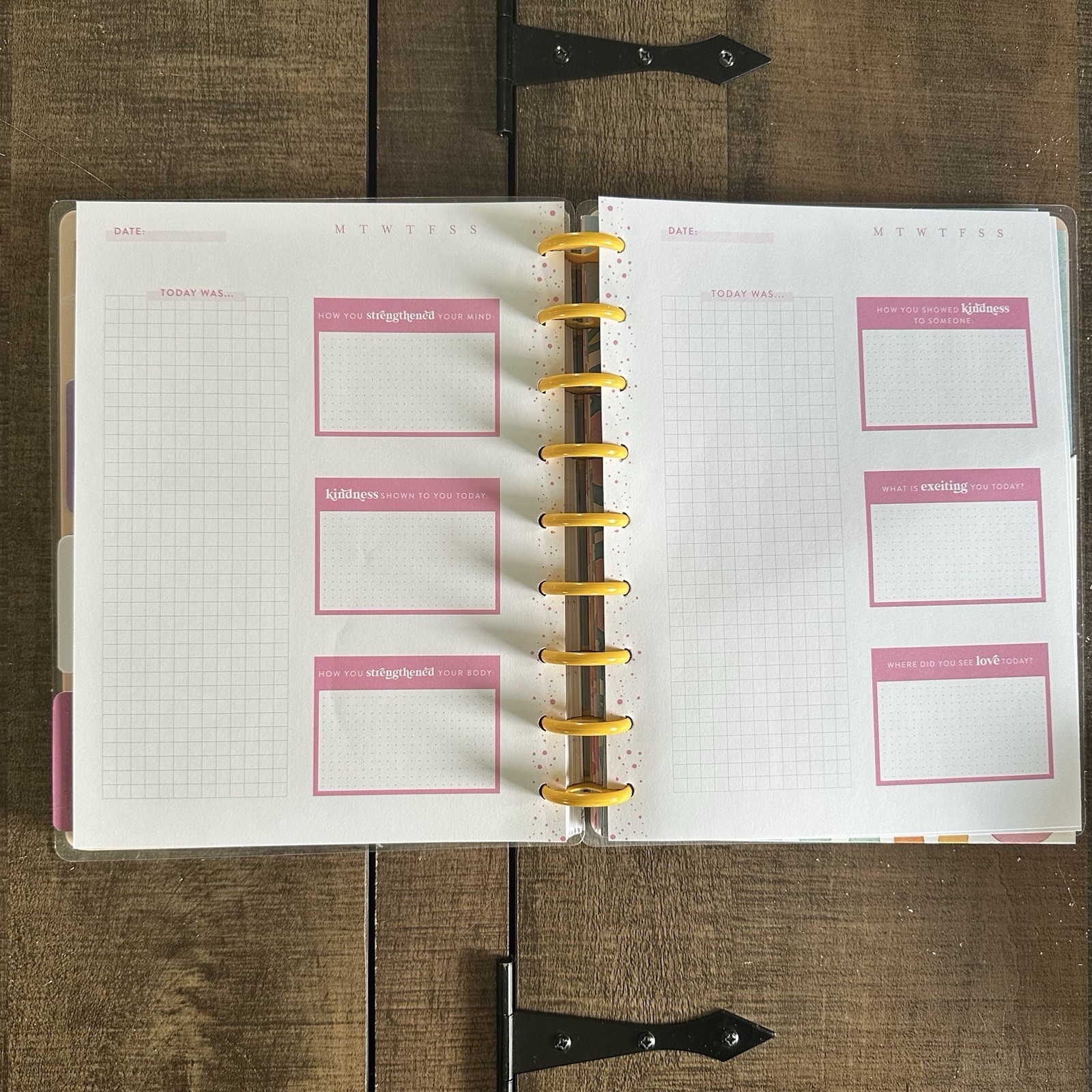 The Happy Planner Floral Cover Disc-Bound Notebook