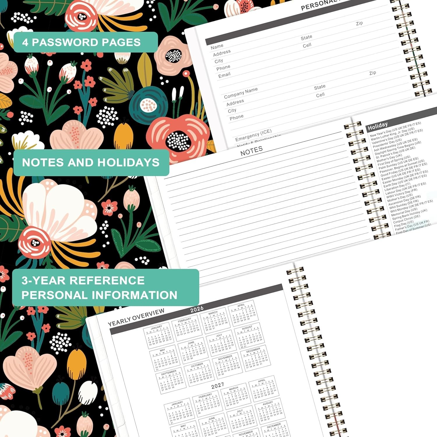 2026-2027 Monthly Planner – Monthly Planner from January 2026 to December 2027,