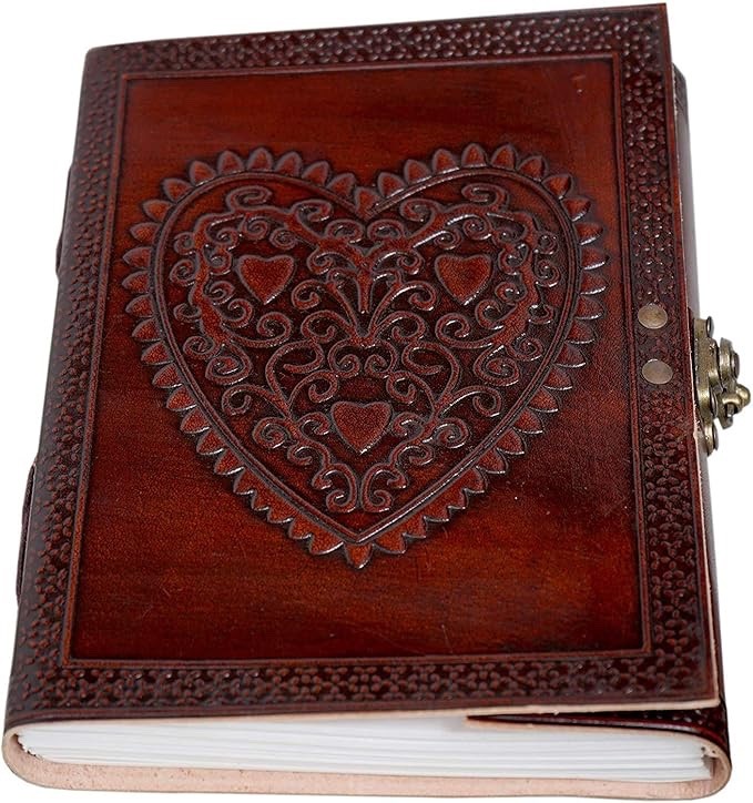Genuine Leather Journal Set 7×5 & 6×8 | 200 Blank Pages | Buy One Get One Free