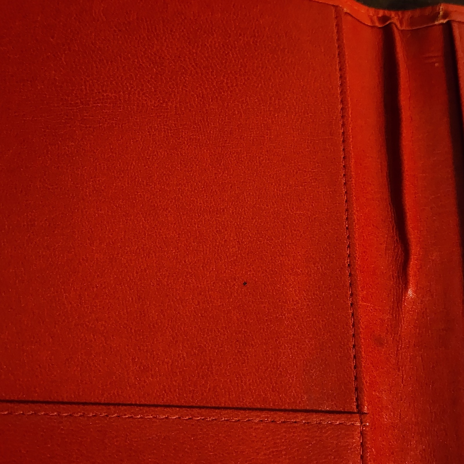 Vintage ST THOMAS Red Leather Notebook Journal Cover Planner Organizer Agenda