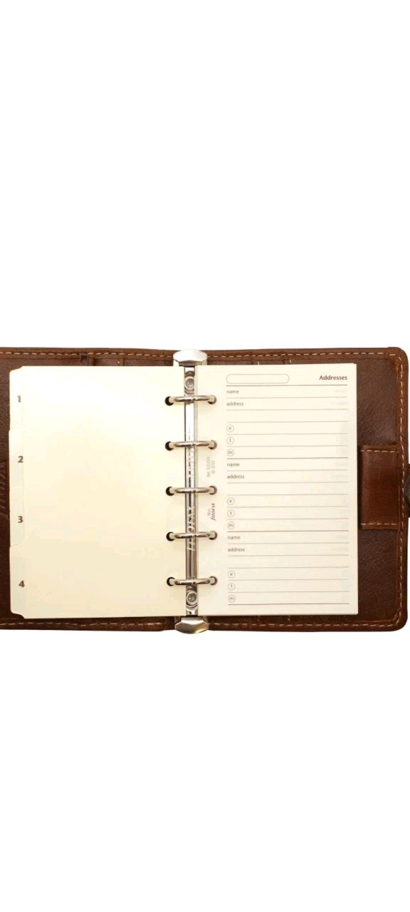Filofax Malden Mini Planner, Ochre, 028625 (Genuine Imported Product)