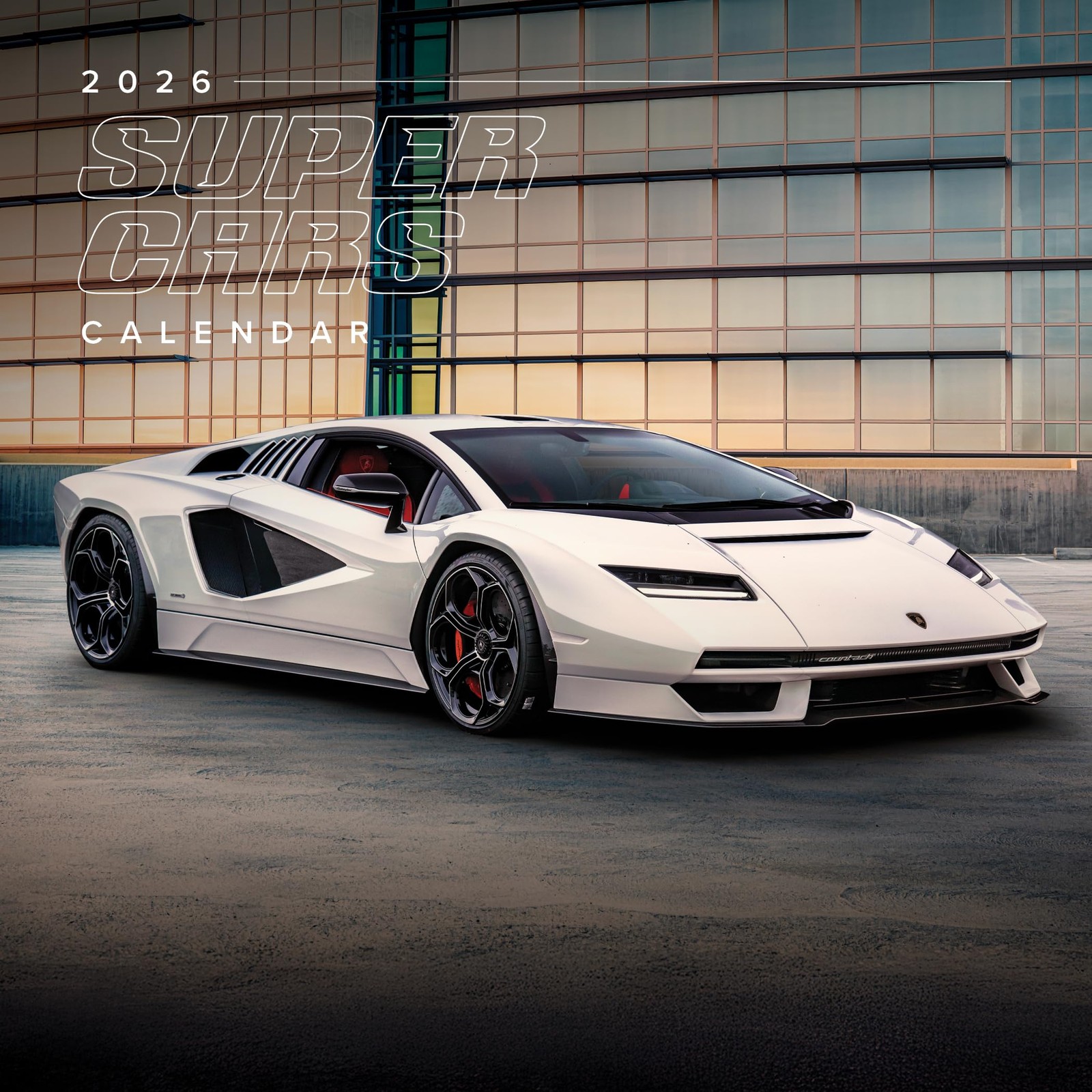Silver Creek Press 2026 Super Cars Calendar – (7×7 MINI Calendar) – 2026