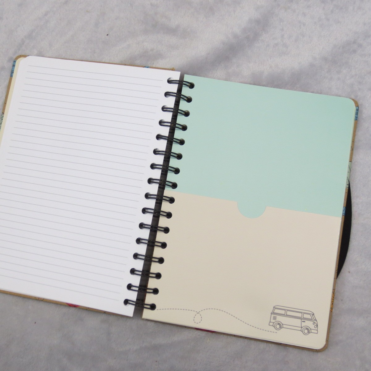 Paperchase World Travel Journal Recycled Paper Hardbound Souvenir Pockets NEW
