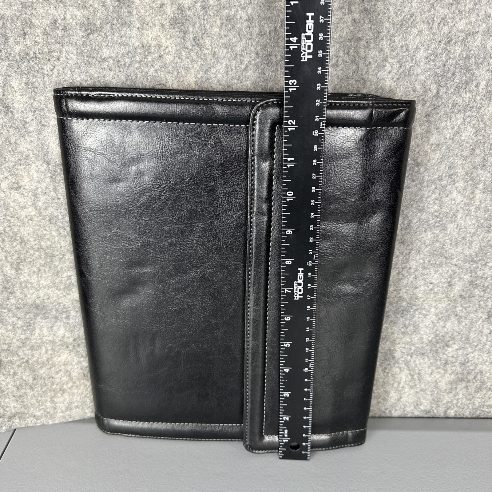 Samsonite Vinyl Tri-Fold Writing Pad, 10 1/2″ x 12 1/2″ Black Organizer Pouch