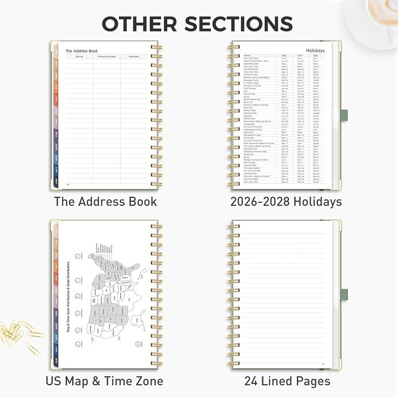 2026-2027 Academic Planner Weekly Monthly Organizer Student Teacher Journal New