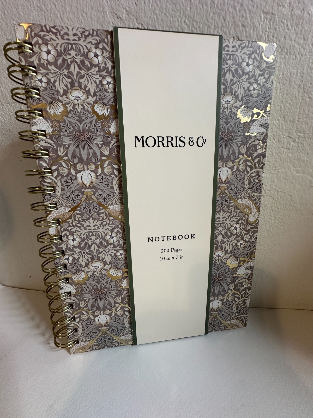 William Morris & Co. | Spiral Notebook | 200 Pages | 10″ x 17″