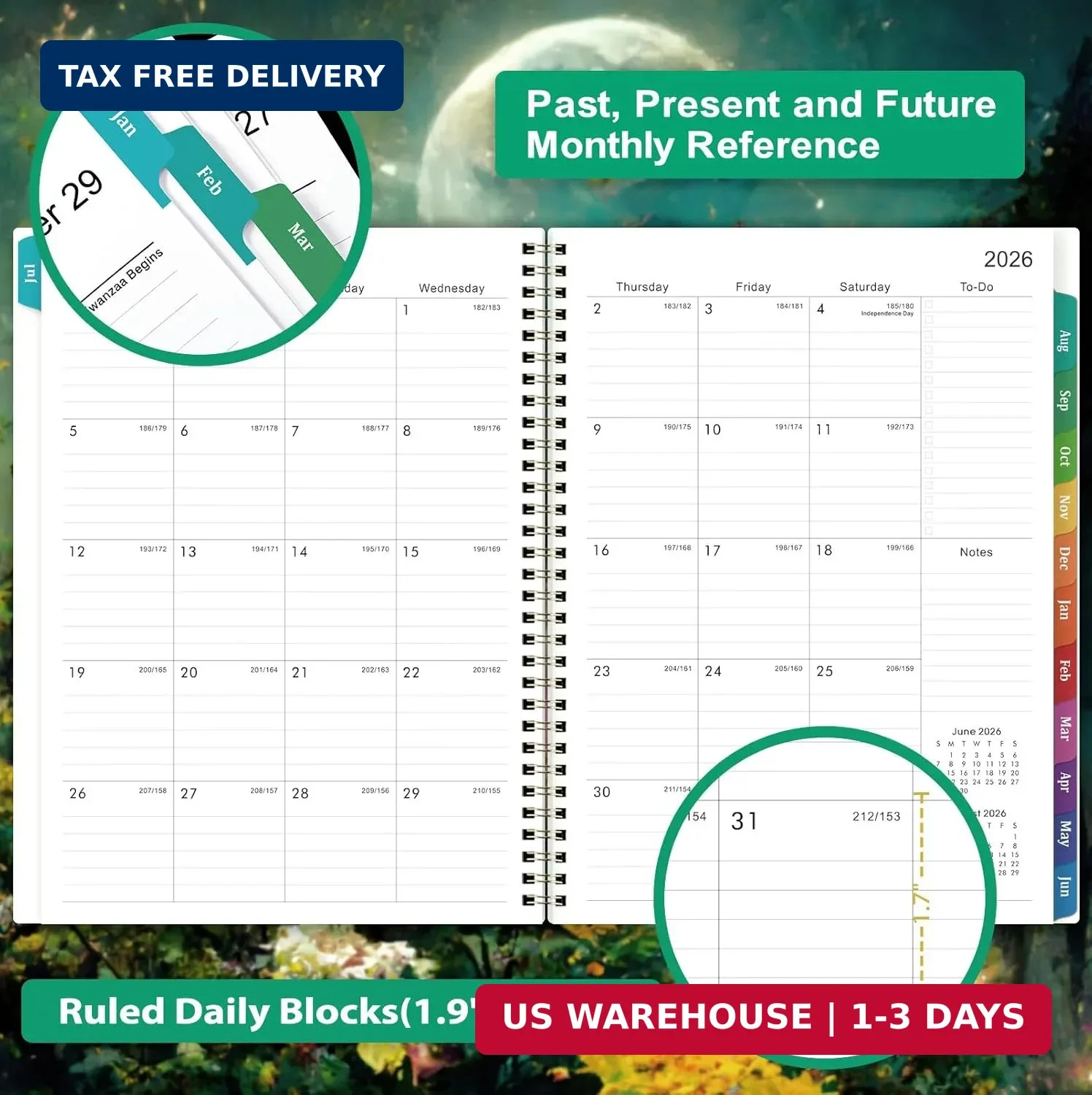 Planner 2026-2027 – Academic Planner 2026-2027, Jul.2026 – Jun.2027, 9″ x 11″, 2
