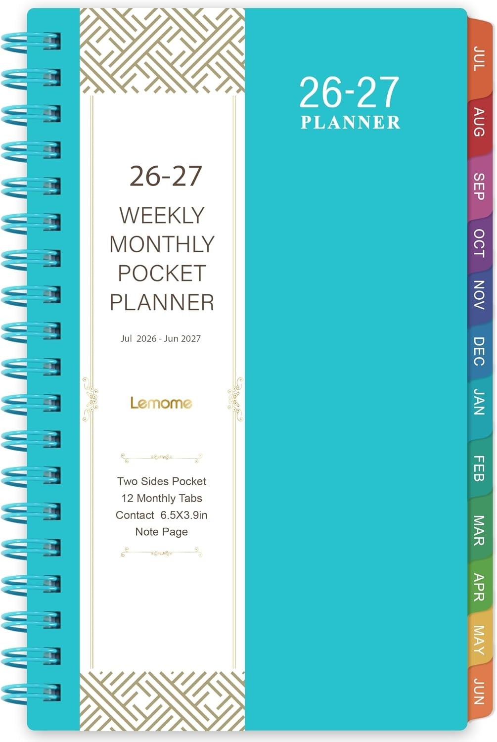 2026-2027 Pocket Calendar/Planner – Weekly & Monthly Pocket Planner for Purse…