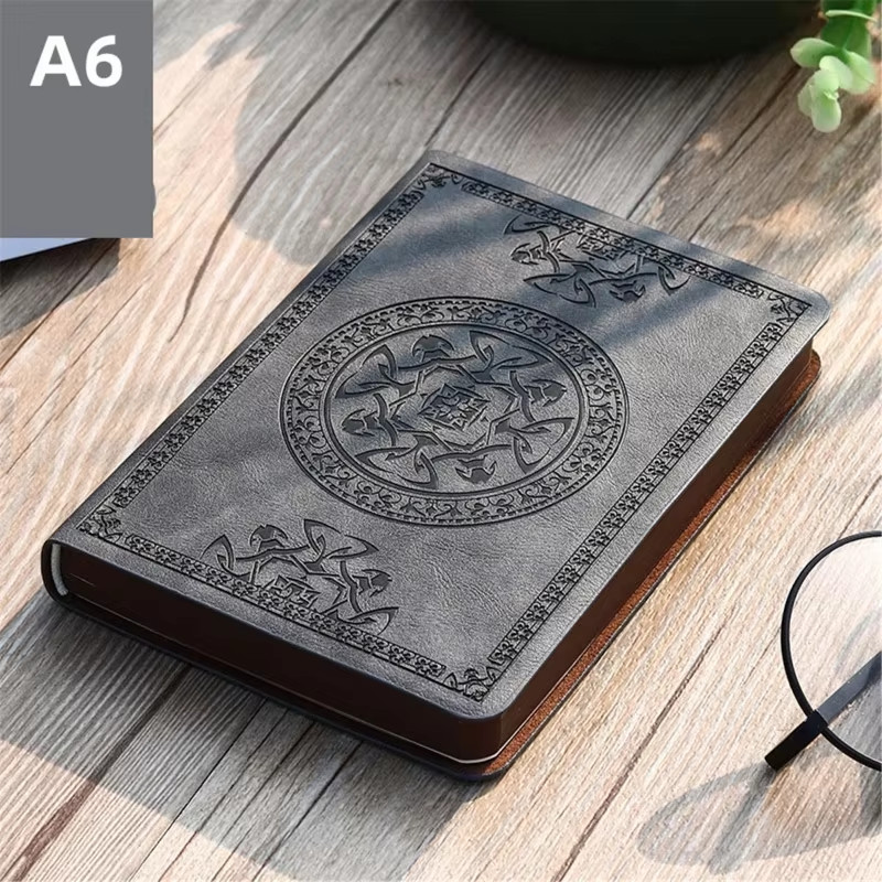 2025 New Portable Vintage Leather Notebook Journal Stationery Travel Diary Gift