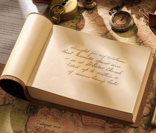 B6 Writing notes Notebook sketchbook Diary Notepad handmade leather green Q305