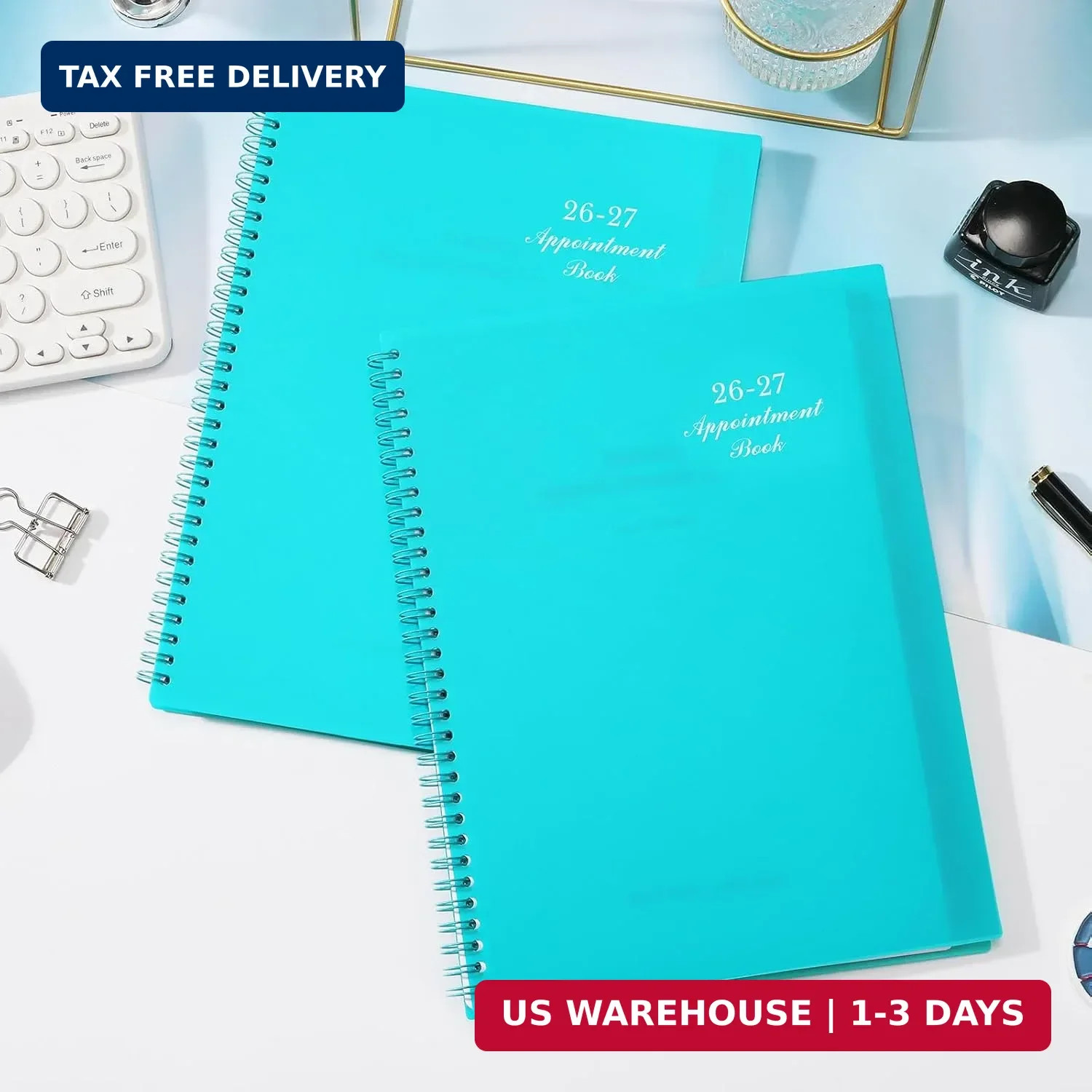 2026-2027 Weekly Appointment Book & Planner – Daily Hourly Planner 2026-2027, 9″