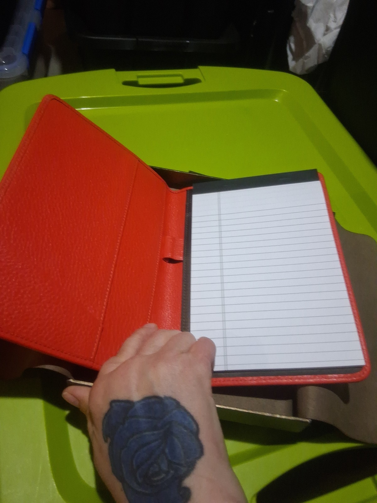 Leatherology Red Junior Portfolio