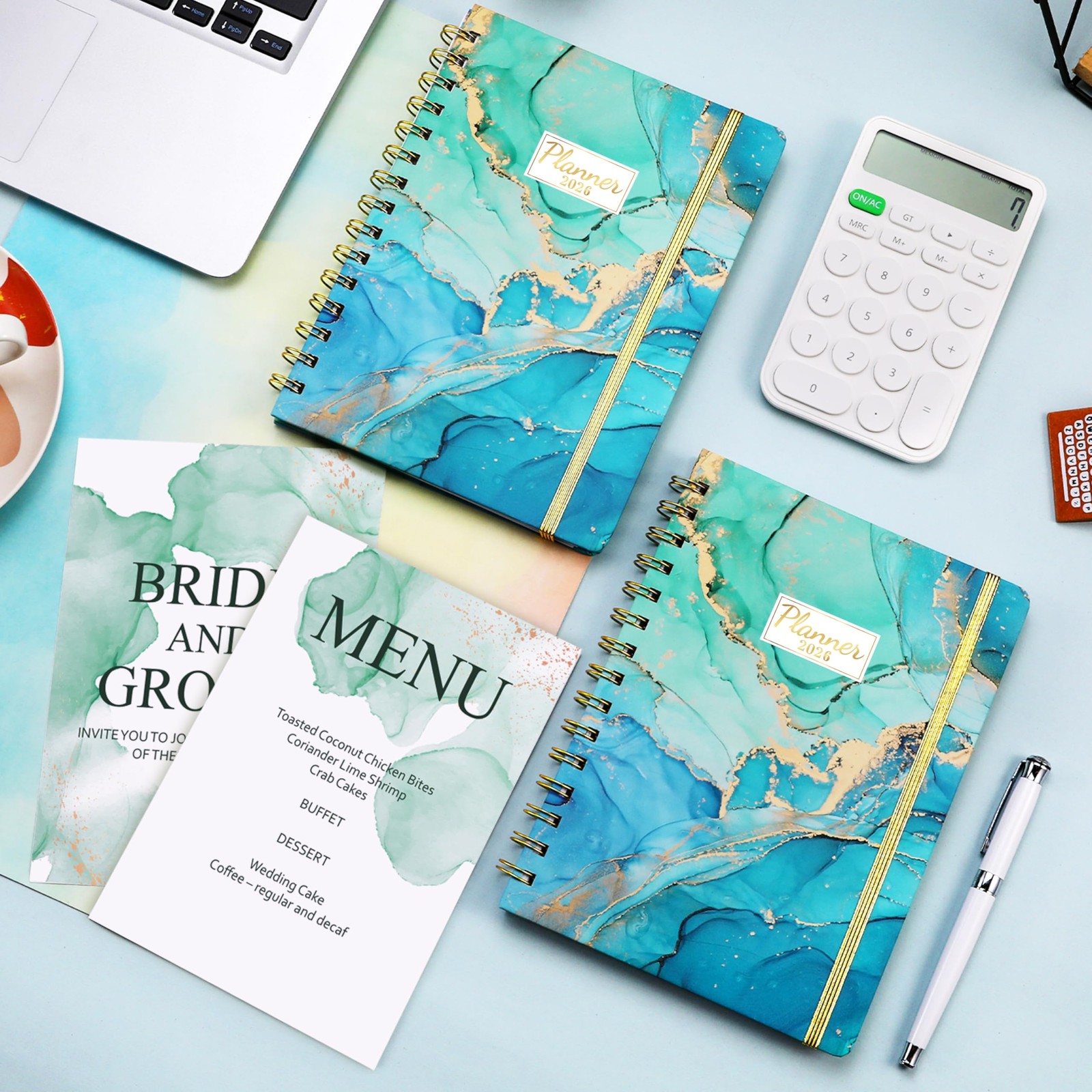 2026 Weekly & Monthly Planner with Tabs, Hardcover, Daily Organizer, 6.4″x8.5″