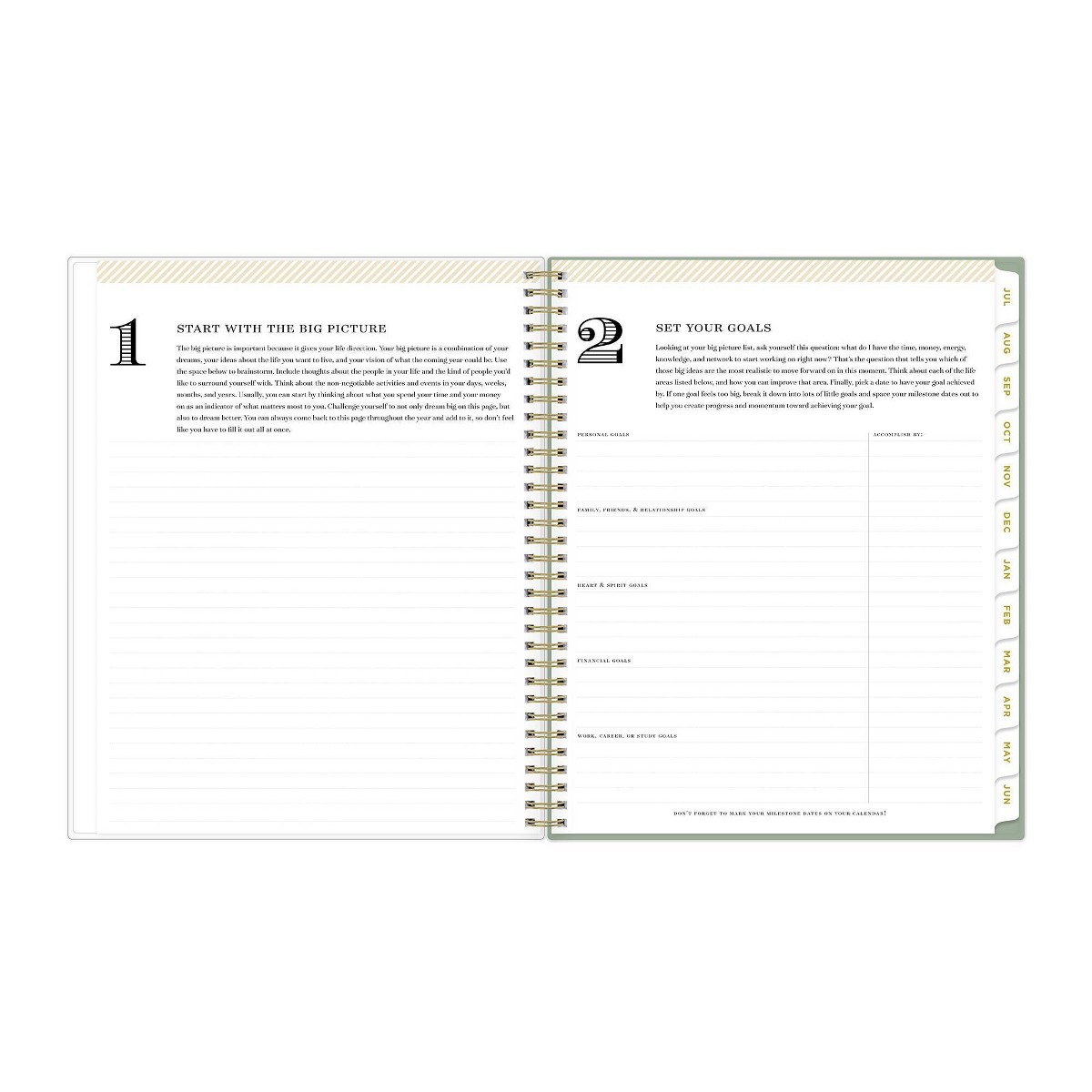 Day Designer 8.5″x11″ 2026-2027 Planner Pemberley Light Sage Weekly/Monthly