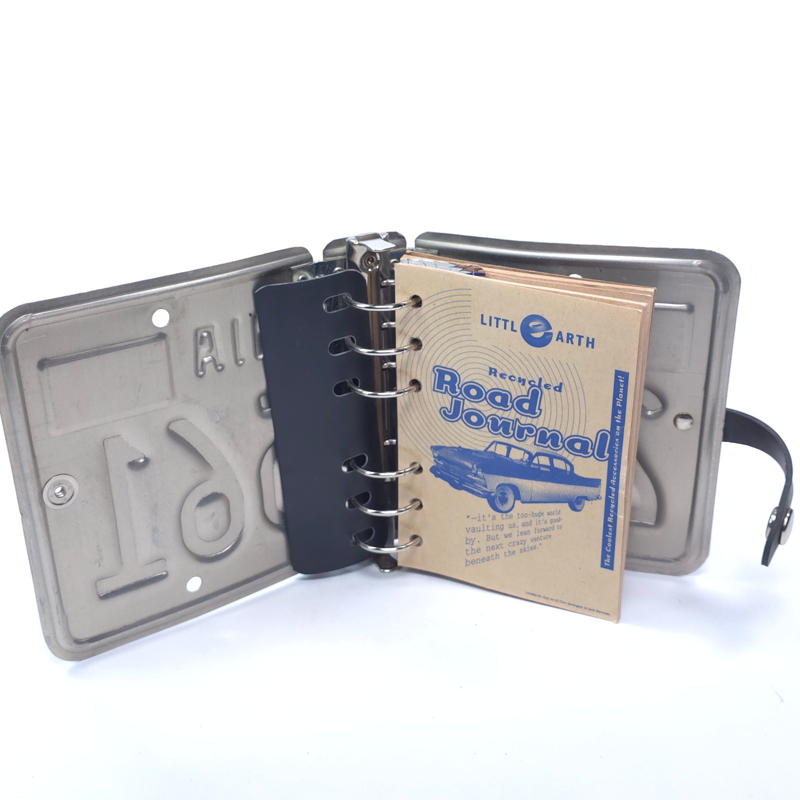 Littl Earth California Recycled Road Journal Address Note Book Ring Binder