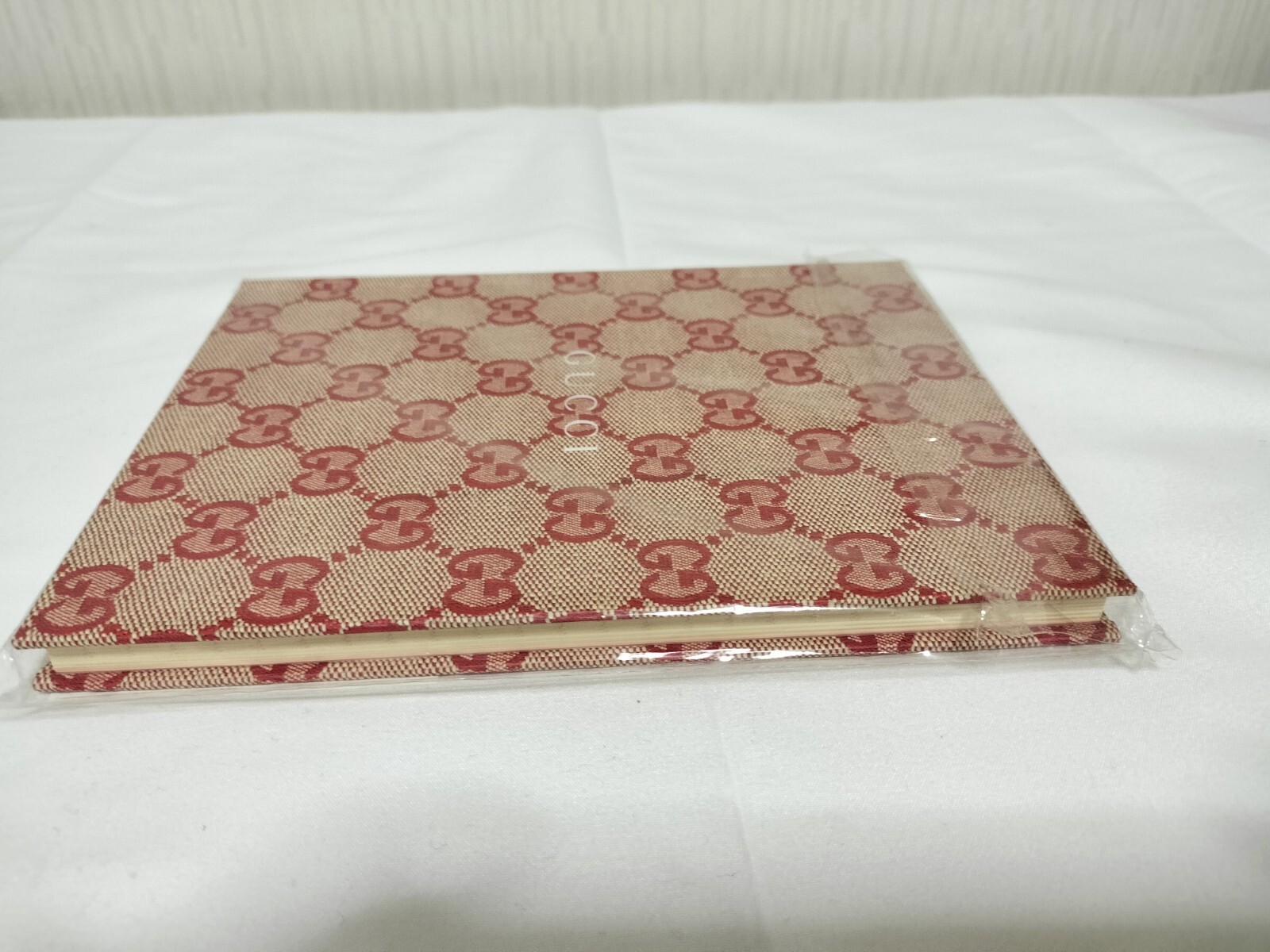 GUCCI Novelty notebook Japan gg red Scrapbook note diary memo NEW only a few!!!!