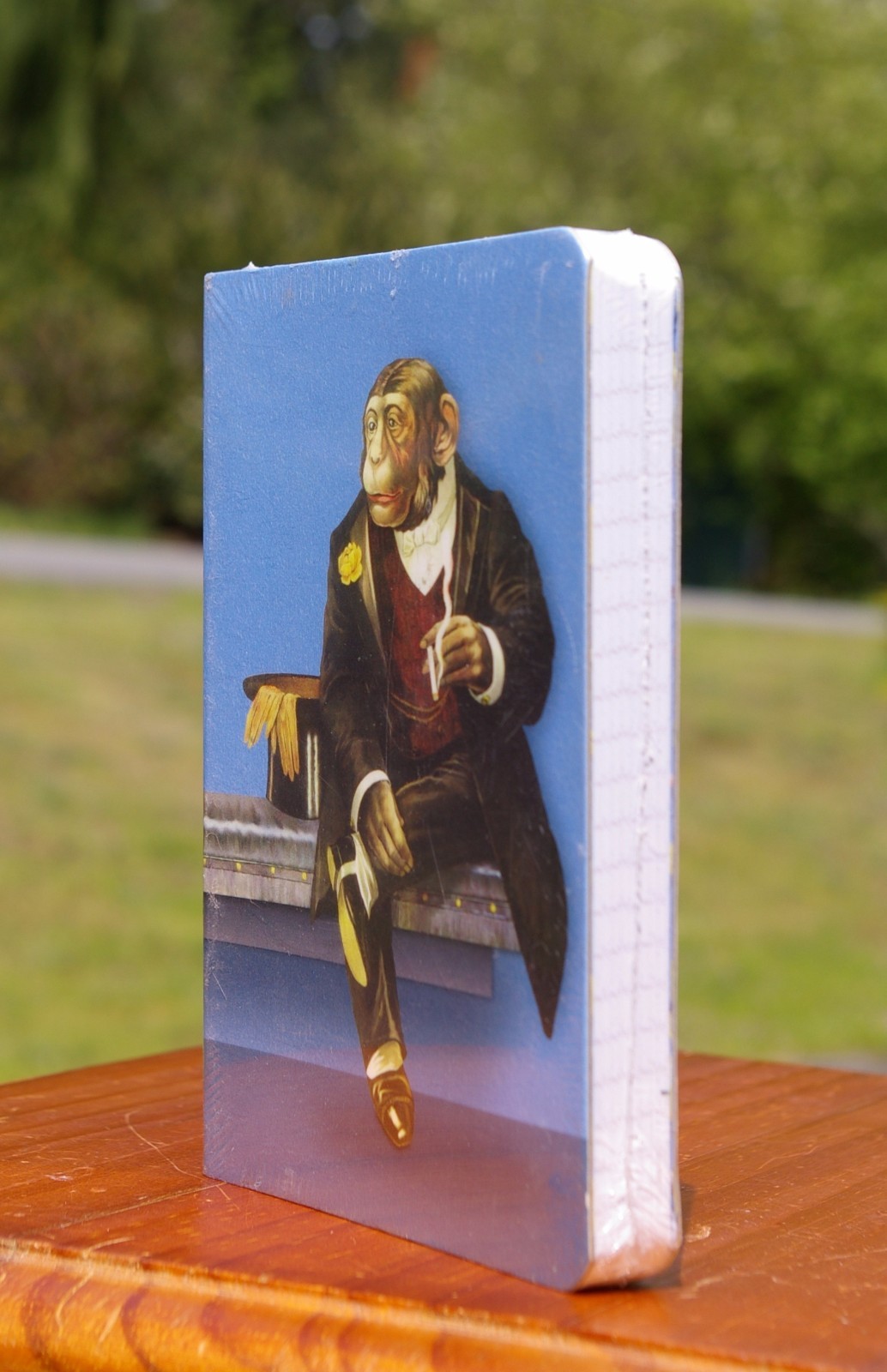 Smoking Monkey in Tuxedo Top Hat 5 7/8″ x 4″ Notebook 2003 by Accoutrements