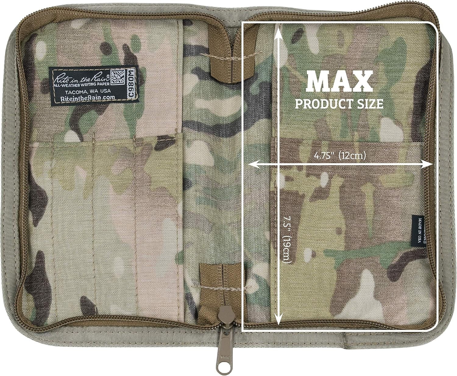 Weatherproof Cordura Cover for 5.5″ x 8.5″ Notebook