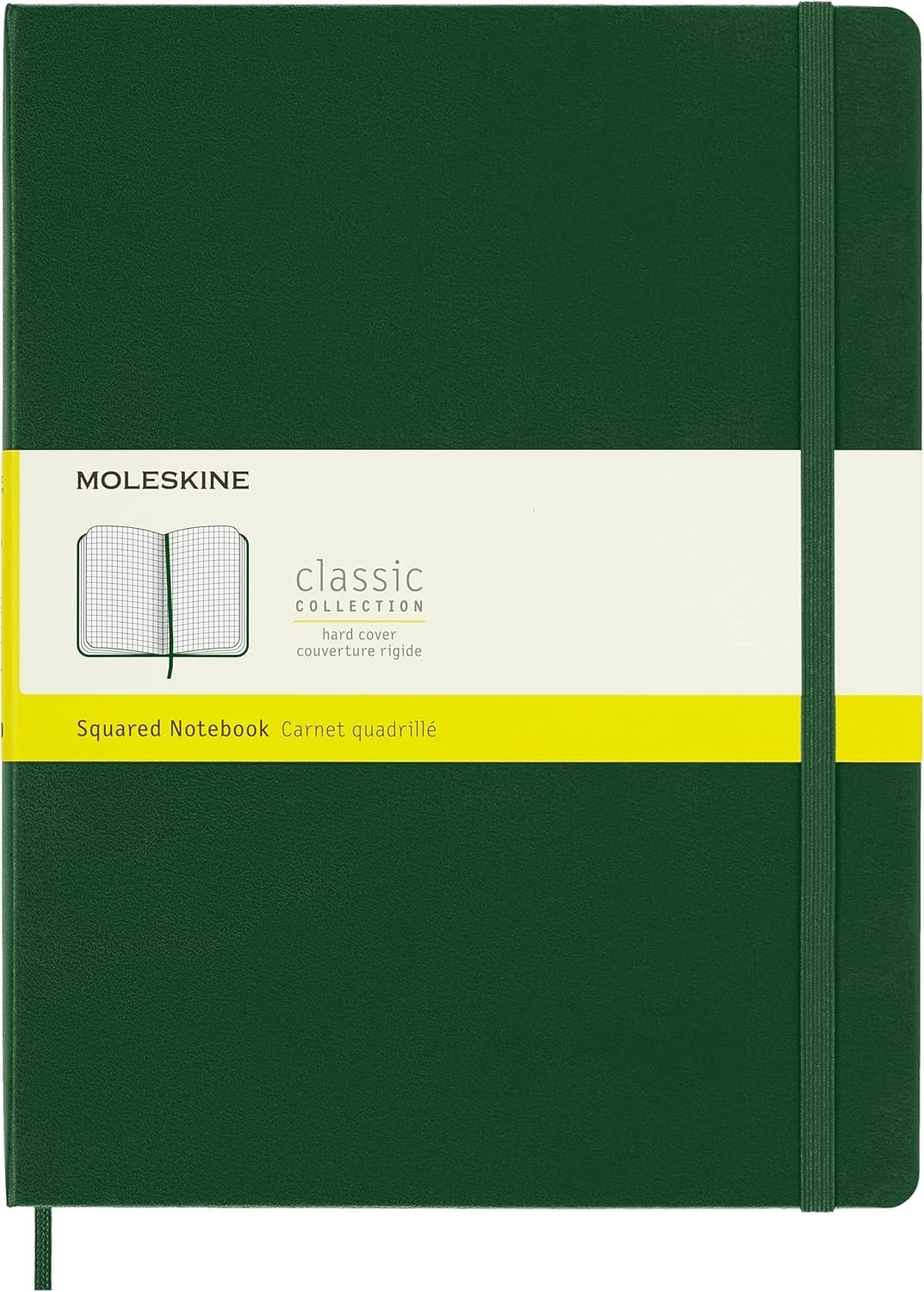 Moleskine Notebook, Extra Large, Squared, Myrtle, Green, XL, Myrtle Green