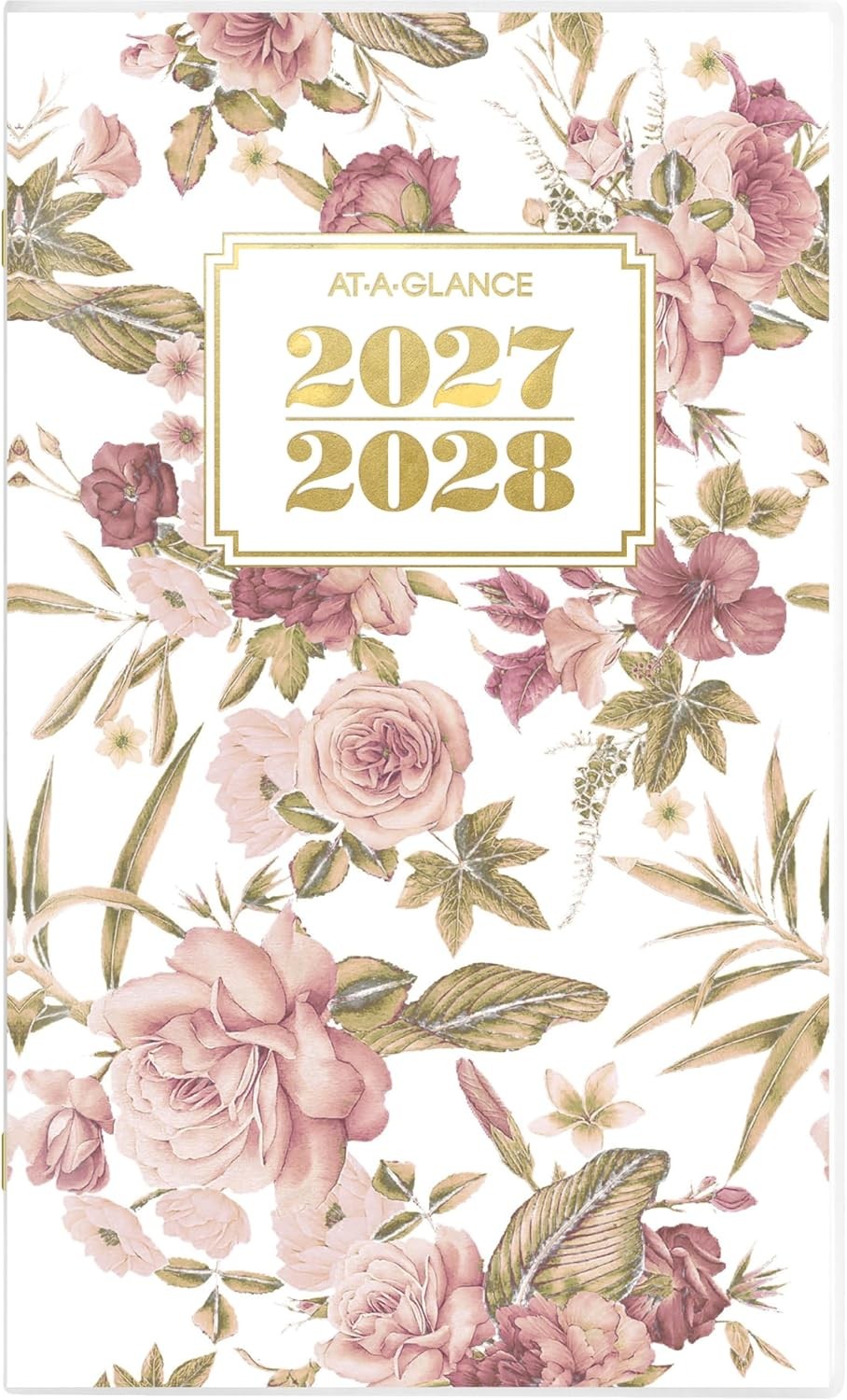 2027-2028 Planner, 2 Year Monthly Planner, 3.5″ x 6″, Pocket Size, Badge,