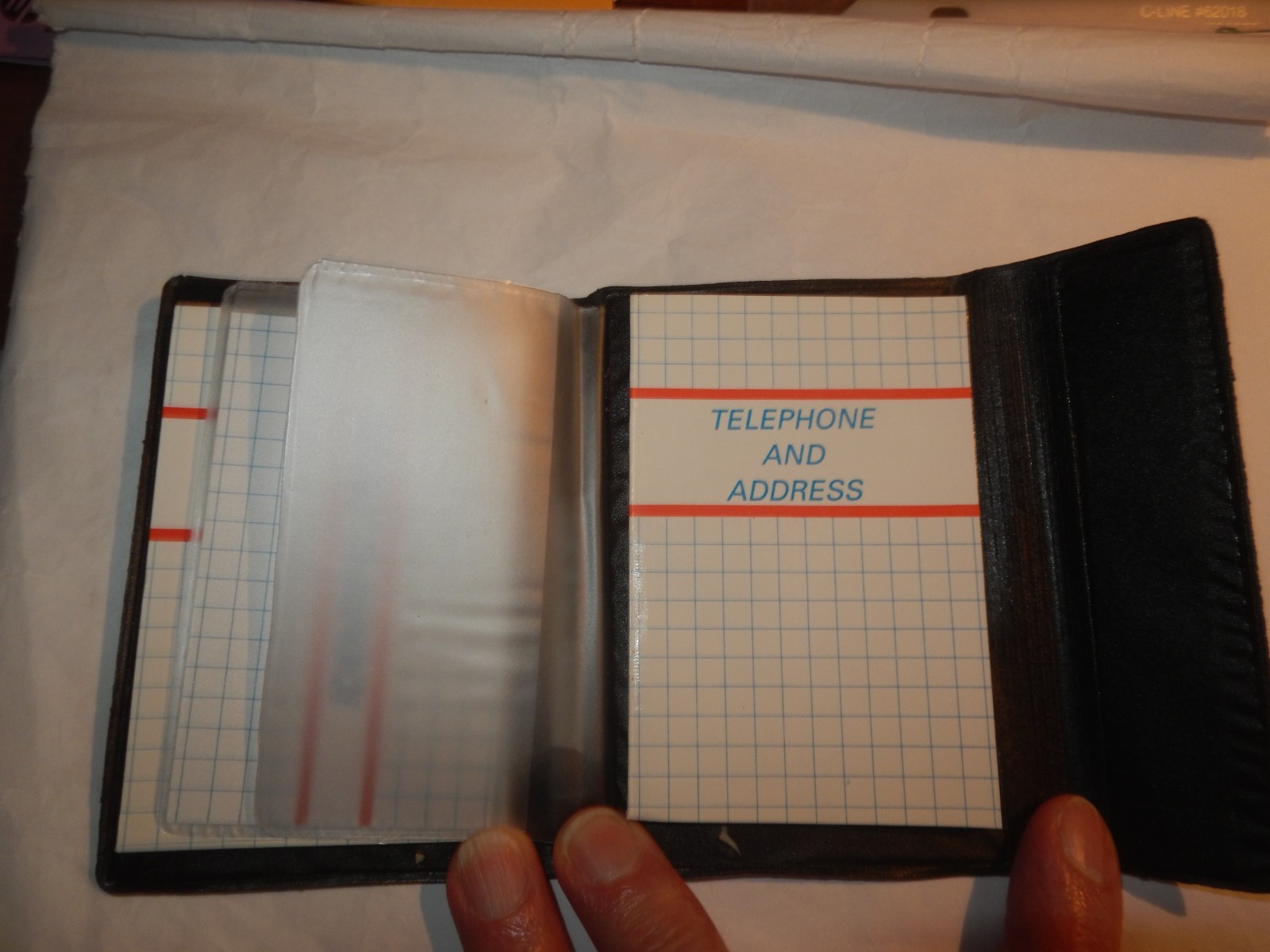 Vintage Floral Grey Plastic Telephone-Address-Note Magnetic-Close Book 4.5″ X 3″