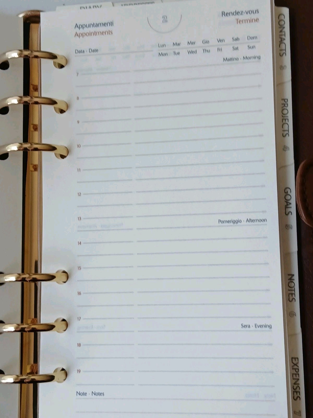 Personal Organizer BROOKS Brothers ,Tweed & Leather ADGENDA /PLANNER + Pen NWOB