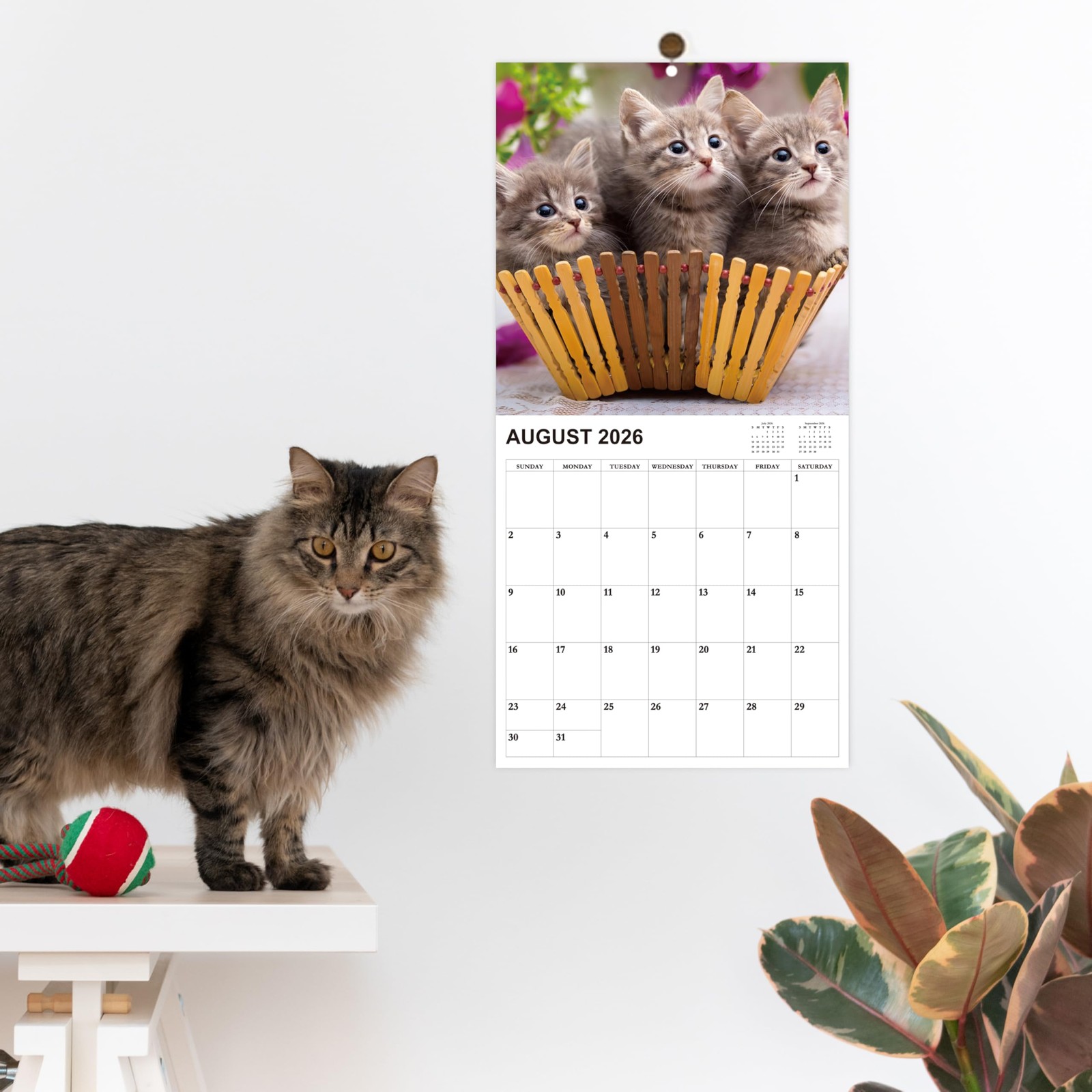 2026-2027 Calendar – 18 Monthly Wall 12″ x 12″(closed)