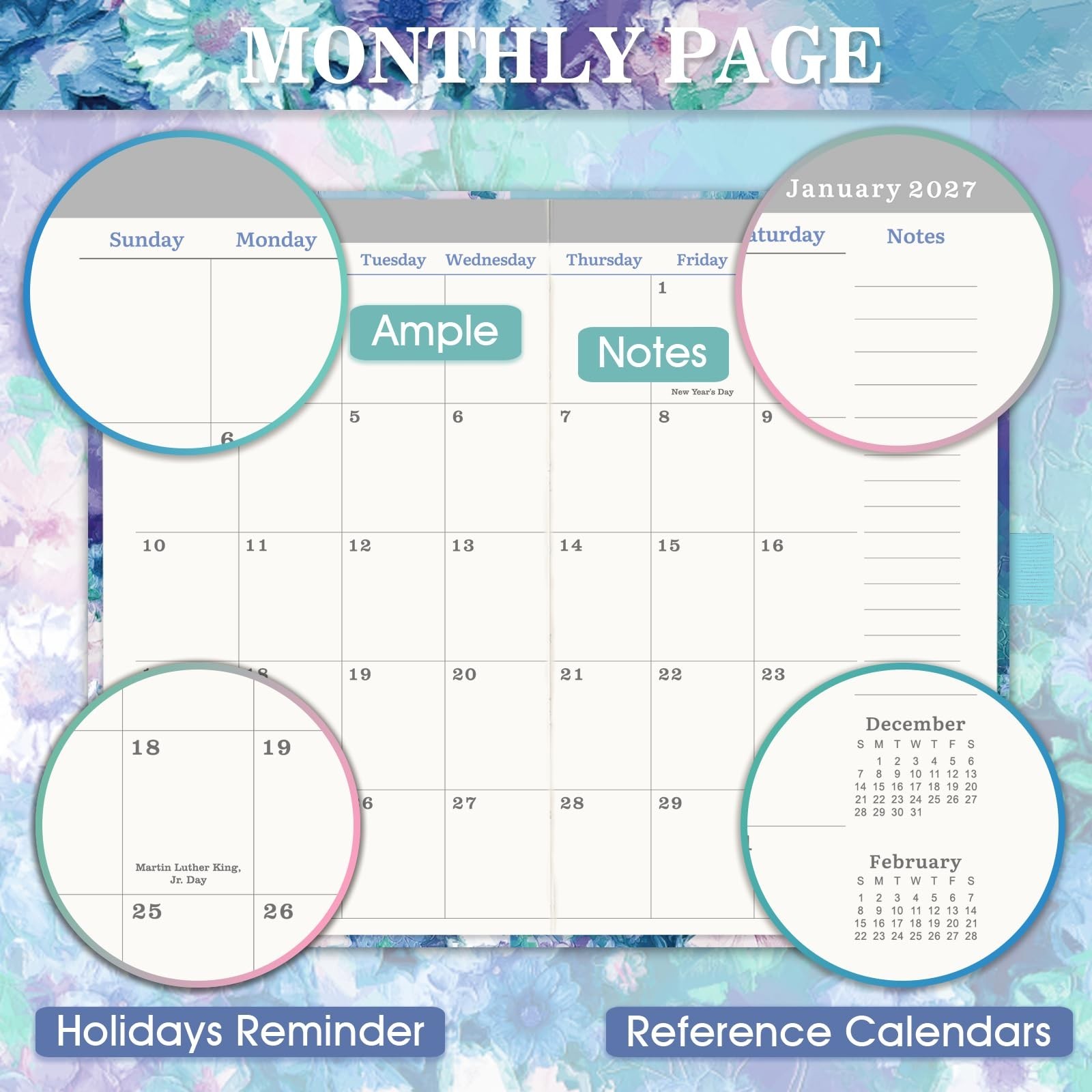 2027-2029 Pocket Planner/Calendar – 3 Year Monthly Planner 2027-2029, Jan. 20…