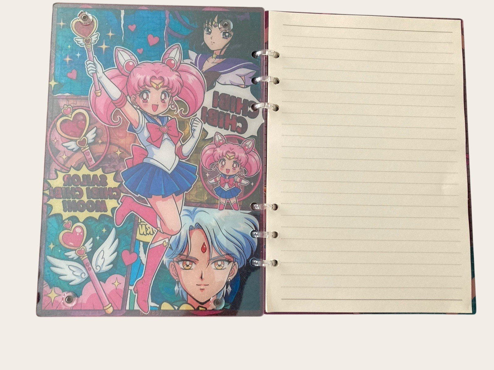 Sailor Moon Acrylic shaker notebook