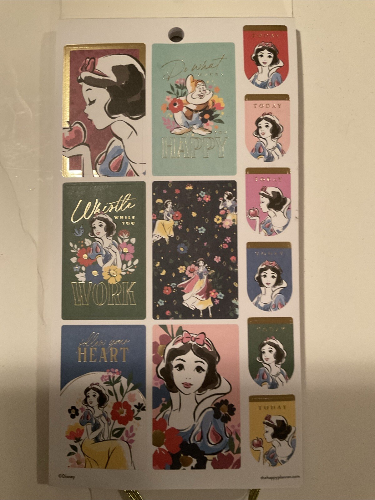 NEW! Happy Planner Disney SNOW WHITE & 7 DWARVES 532 Pcs FAST FREE ship! NICE!