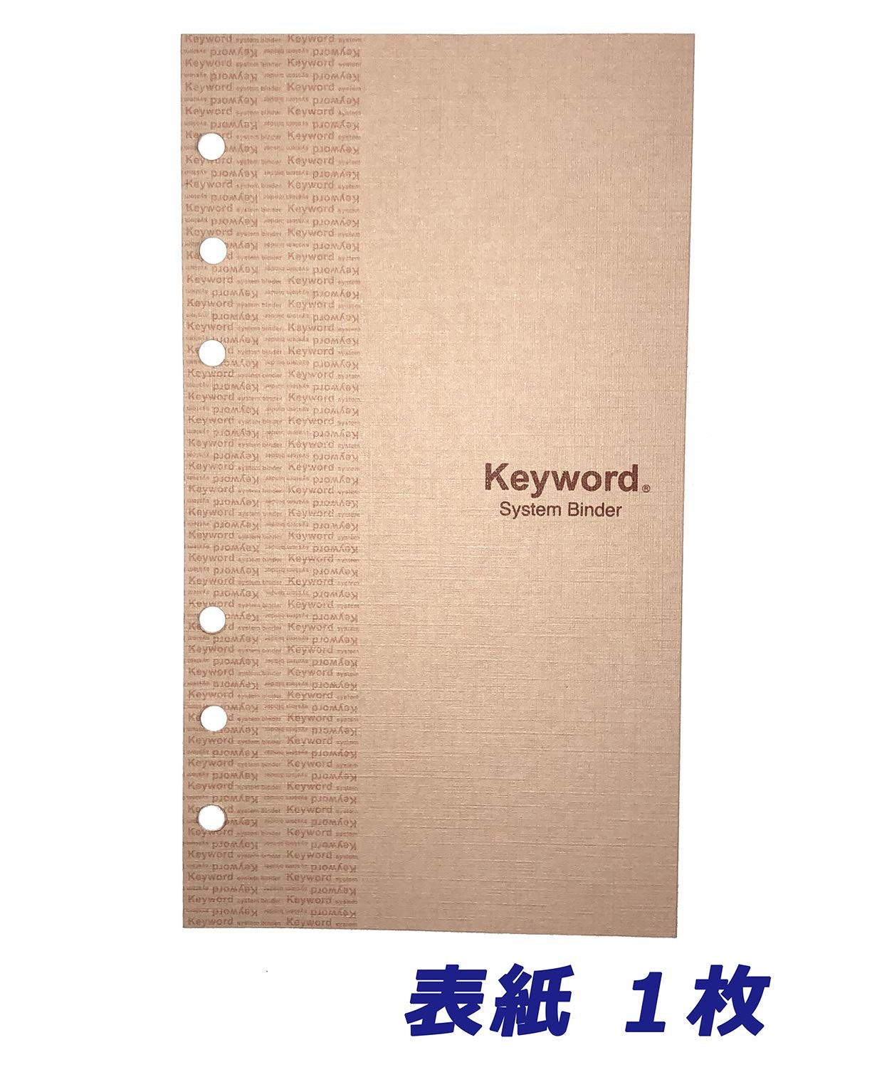 Reimei Fujii System Notebook Keyword Pocket Just Refill Size Black