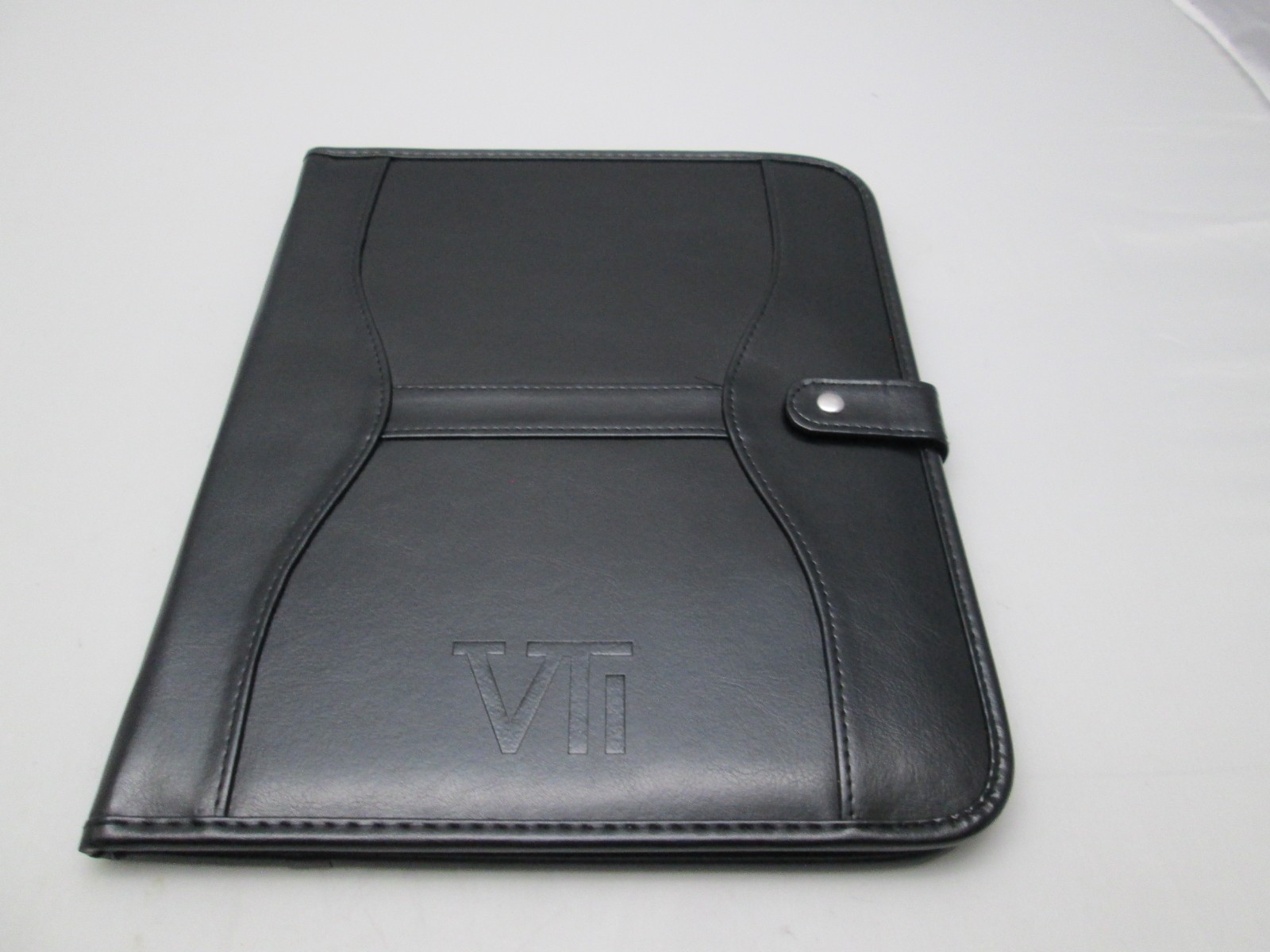Black Portfolio Folder Organizer Planner Notepad 8.5″x11″ Legal Pad Folio