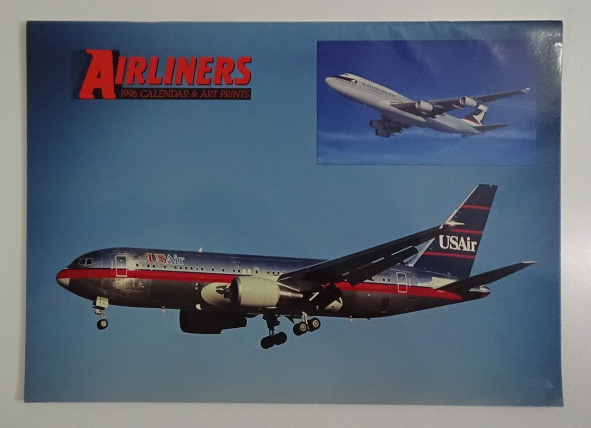 Airliners 1996 Calendar & Art Prints Unused #E-100