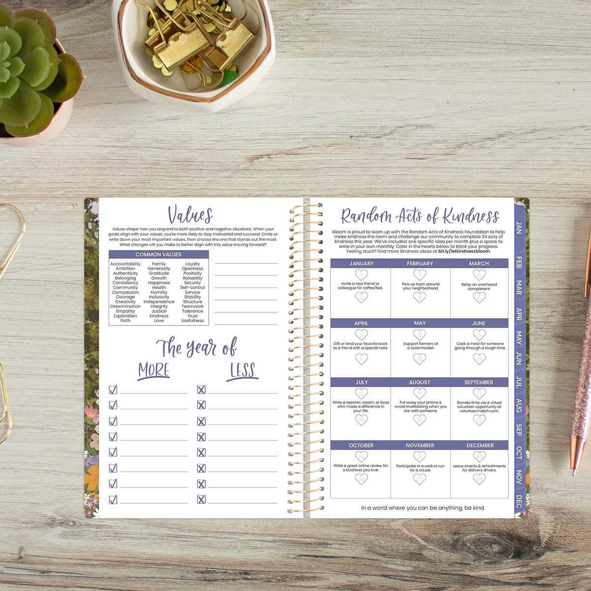 2026 Soft Cover Planner, 4″ x 6″, Wildflower Mountainside