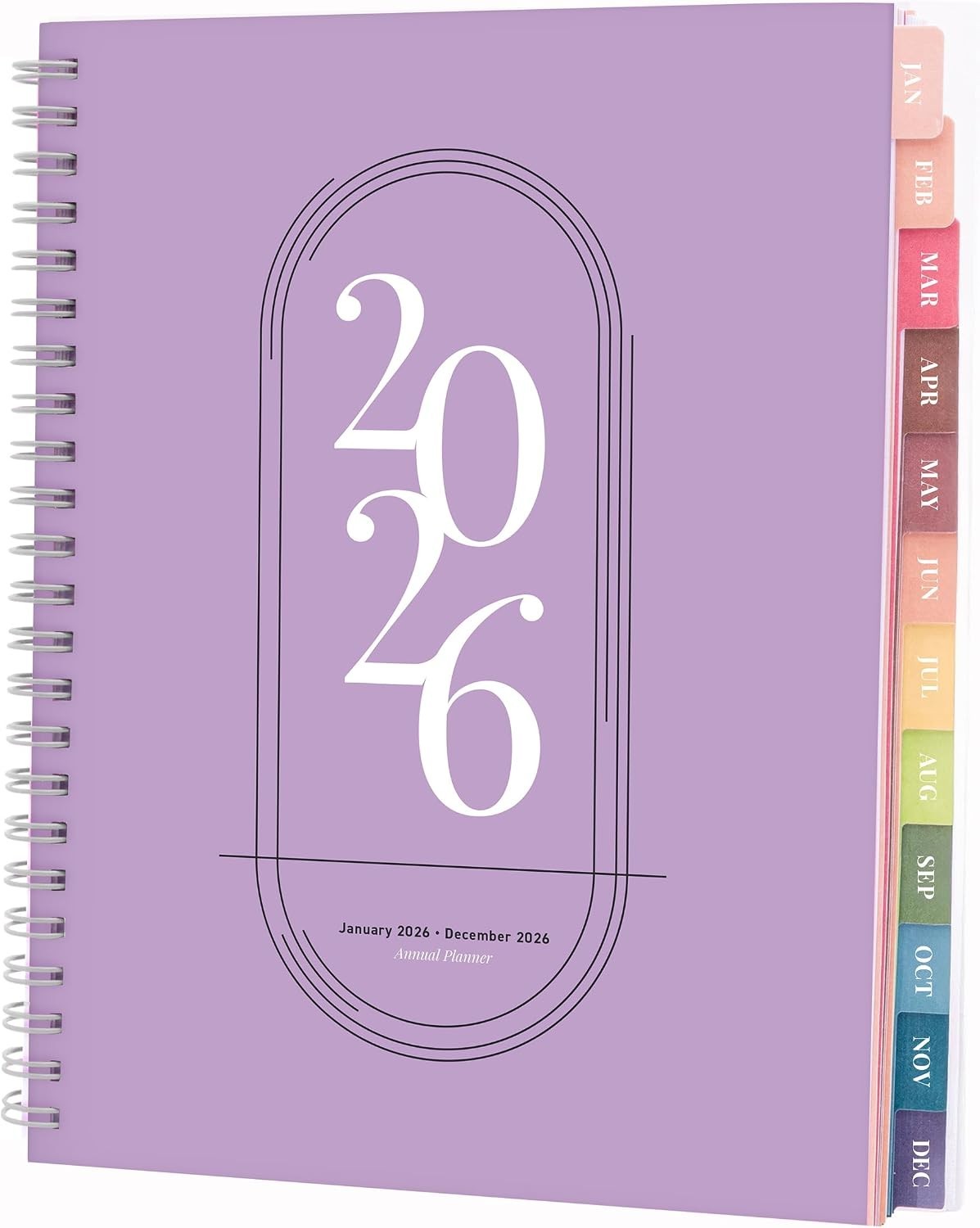 Stylish 2026 Agenda Book with Holidays & Goals – Perfect for Students & Teachers