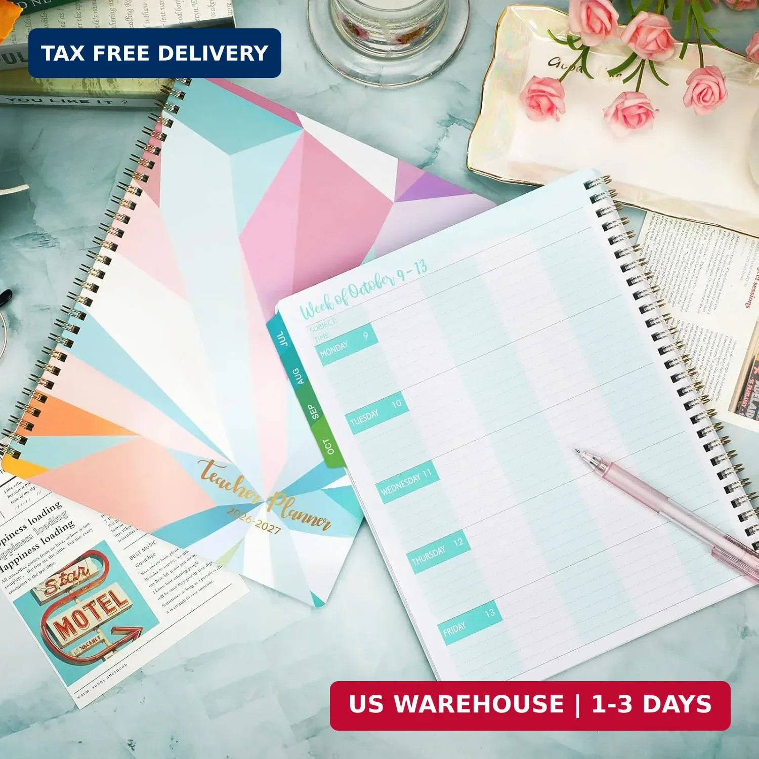 Teacher Planner 2026-2027 – Teacher Lesson Planner 2026-2027, 9″ x 11″, Jul.2026