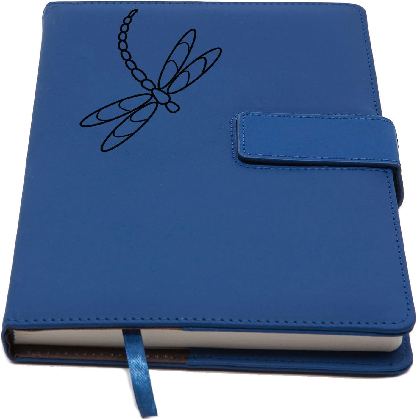 Dragonfly Refillable Journal – 5×8 Writing Notebook with Magnetic Clasp and 200