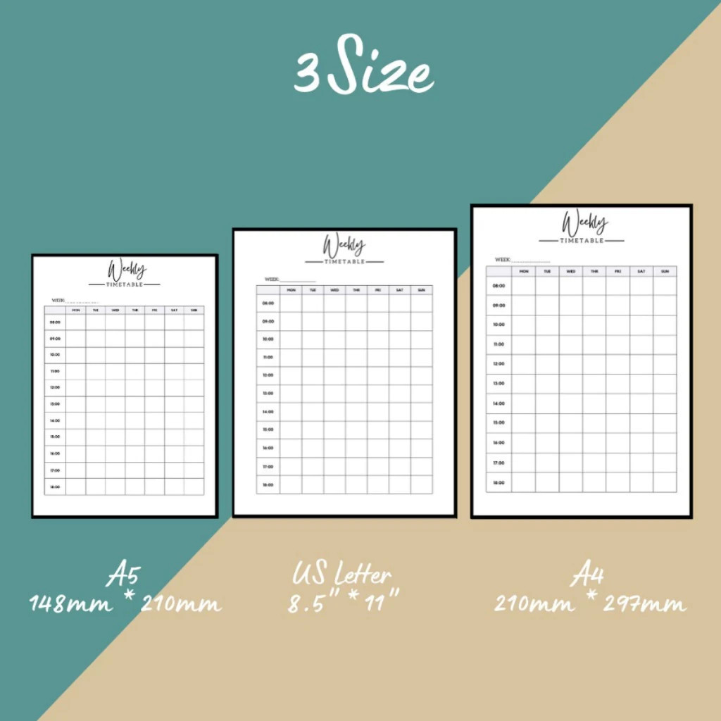 🔥FAST🔥 Student Planner Template Essay Study Planner Weekly Timetable&Homeworks