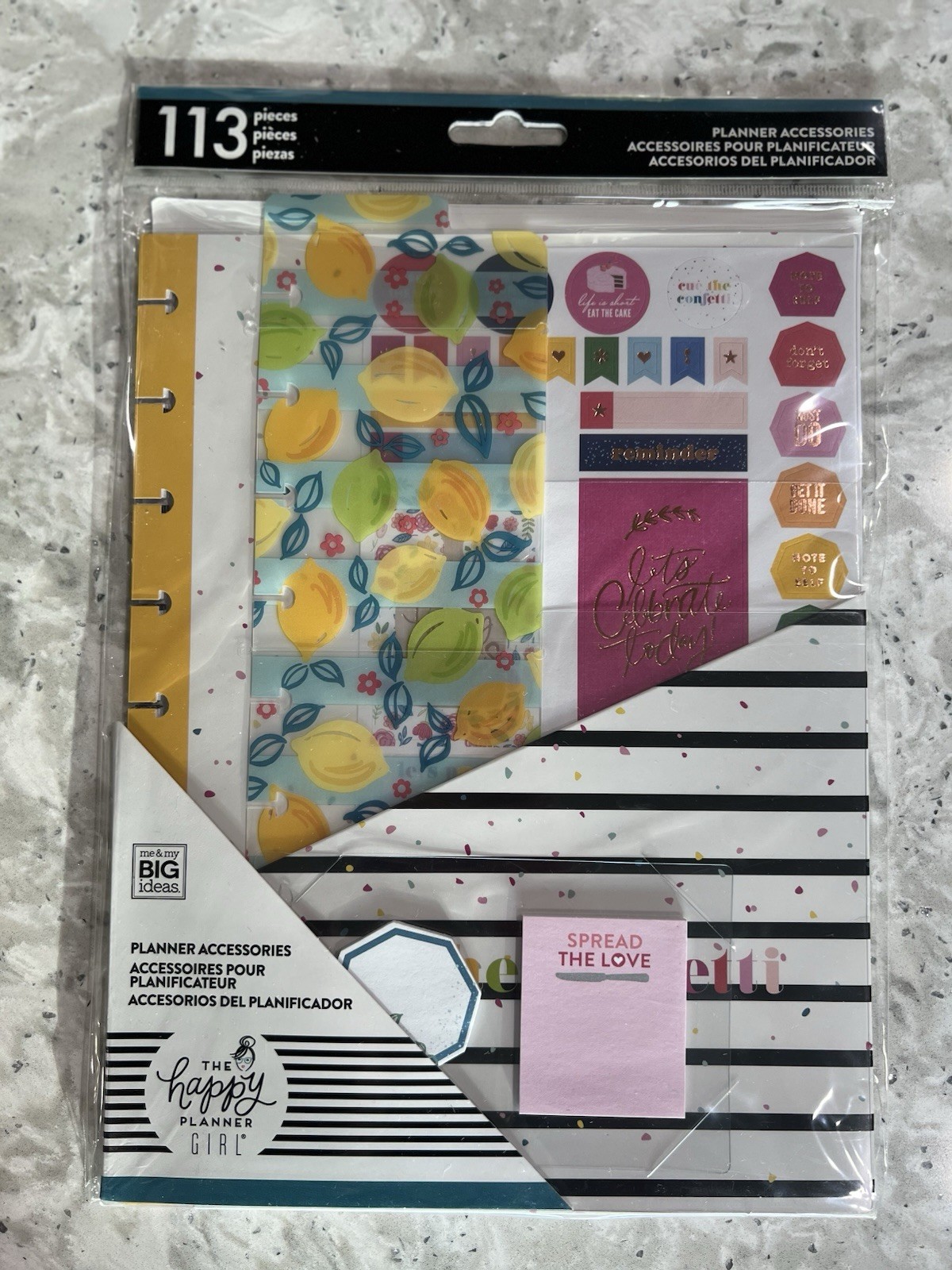 NEW The Happy Planner Me & My Big Ideas Planner Accessories 113 Pieces