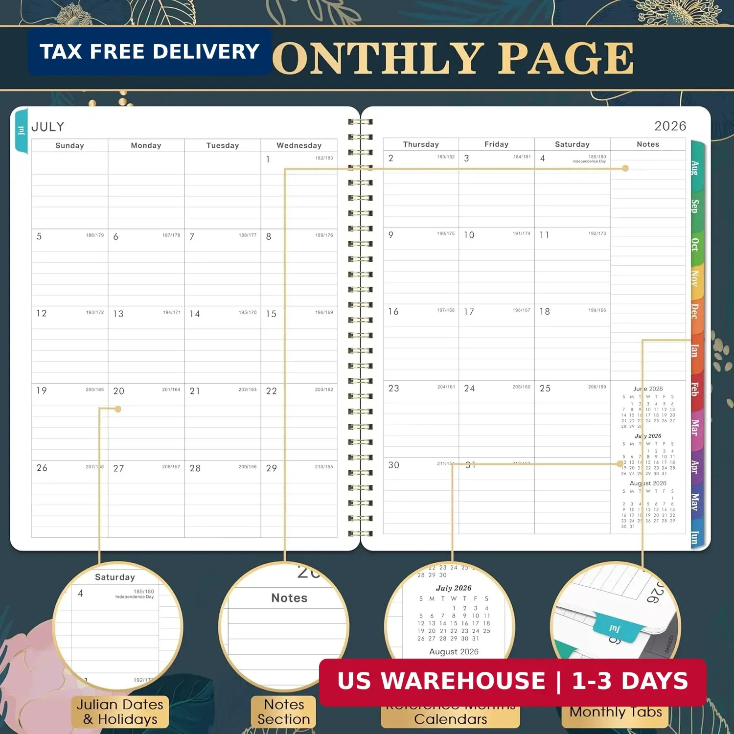 Planner 2026-2027 – Academic Planner 2026-2027, July 2026 – June 2027, Weekly &
