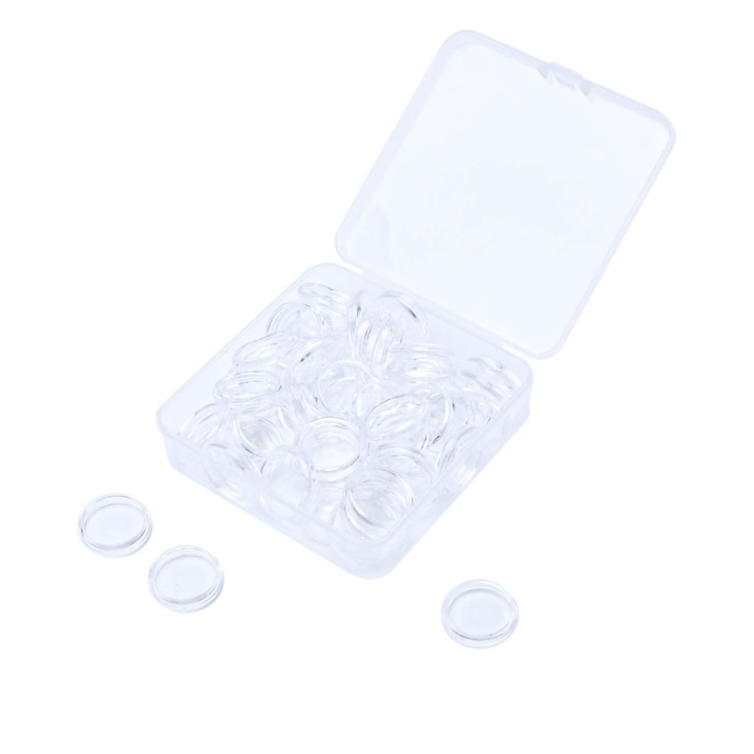 50pcs Discbound Discs 1.1″ Planner Disc Clear Plastic Expansion Discs for DIY Bi