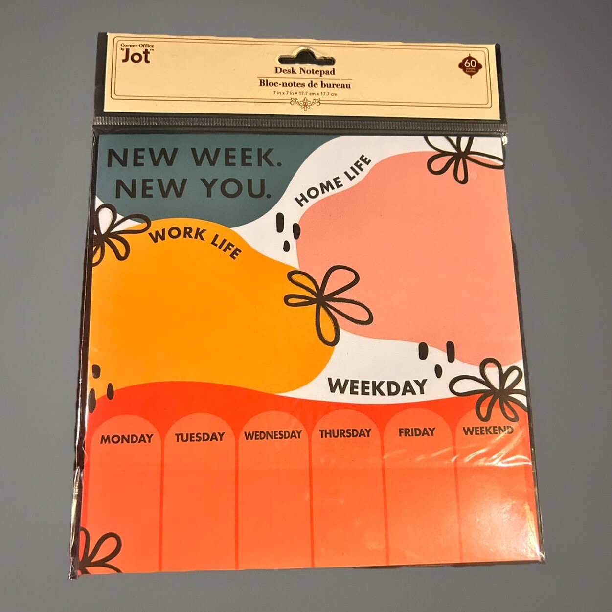 NEW Cute JOT Desk Pad Weekly Agenda Planner Activities Appointments