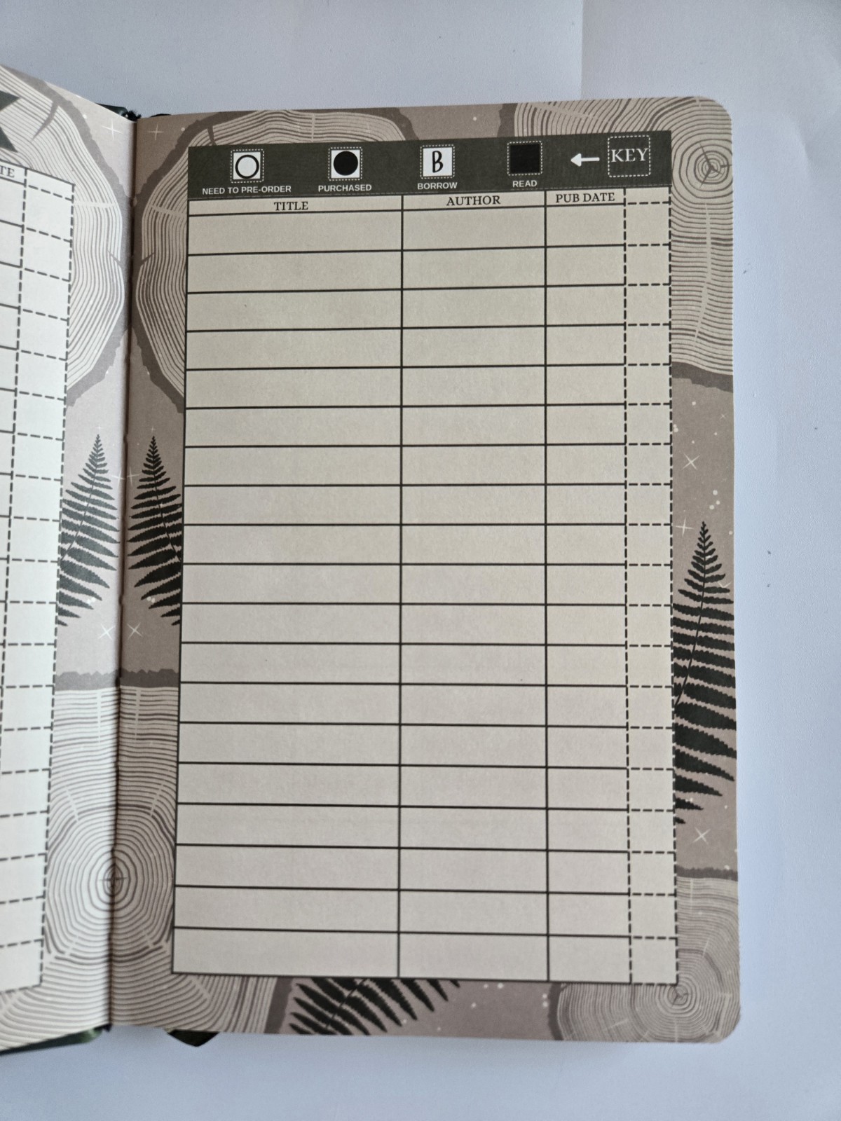 Owlcrate Reading Planner Journal Notebook Any Year Ribbon Bookmarks New