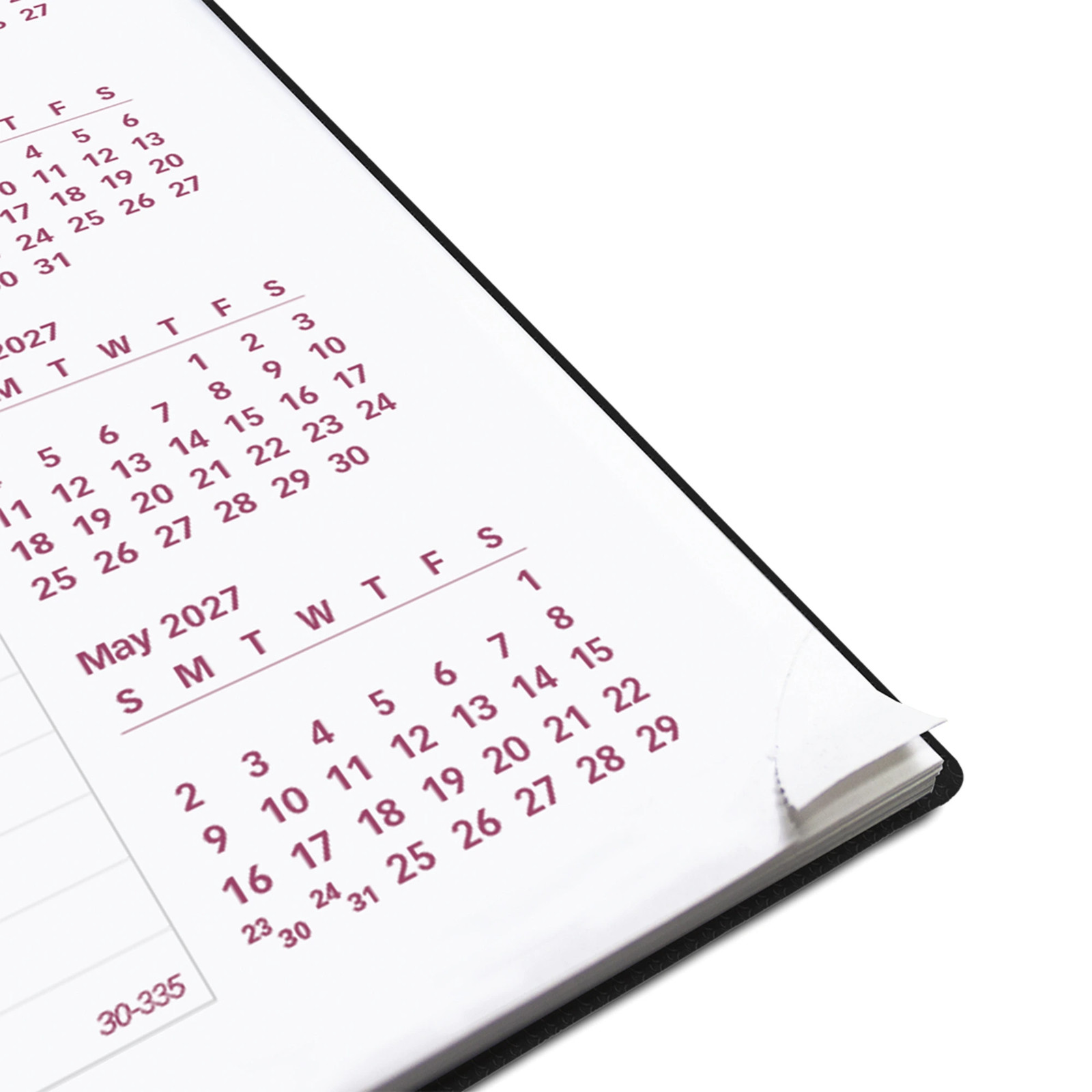 2026-2028 Brownline 14-Month DuraFlex Monthly Planner, 11″ x 8-1/2″, Black