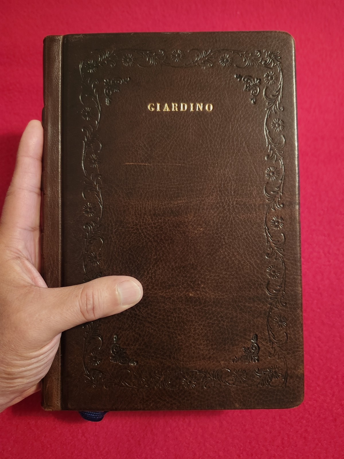 IL MIO GIARDINO – MY GARDEN JOURNAL NOTEBOOK – ITALIAN & ENGLISH MADE IN ITALY.