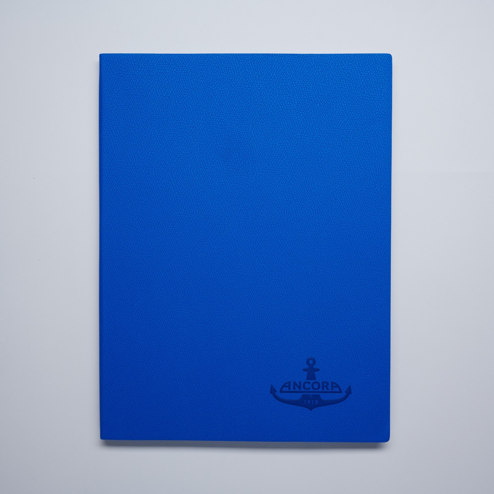 Ancora ROYAL AZUR colour Italian Luxury Leather set of 3 Notebooks ( A6, A5, A4)