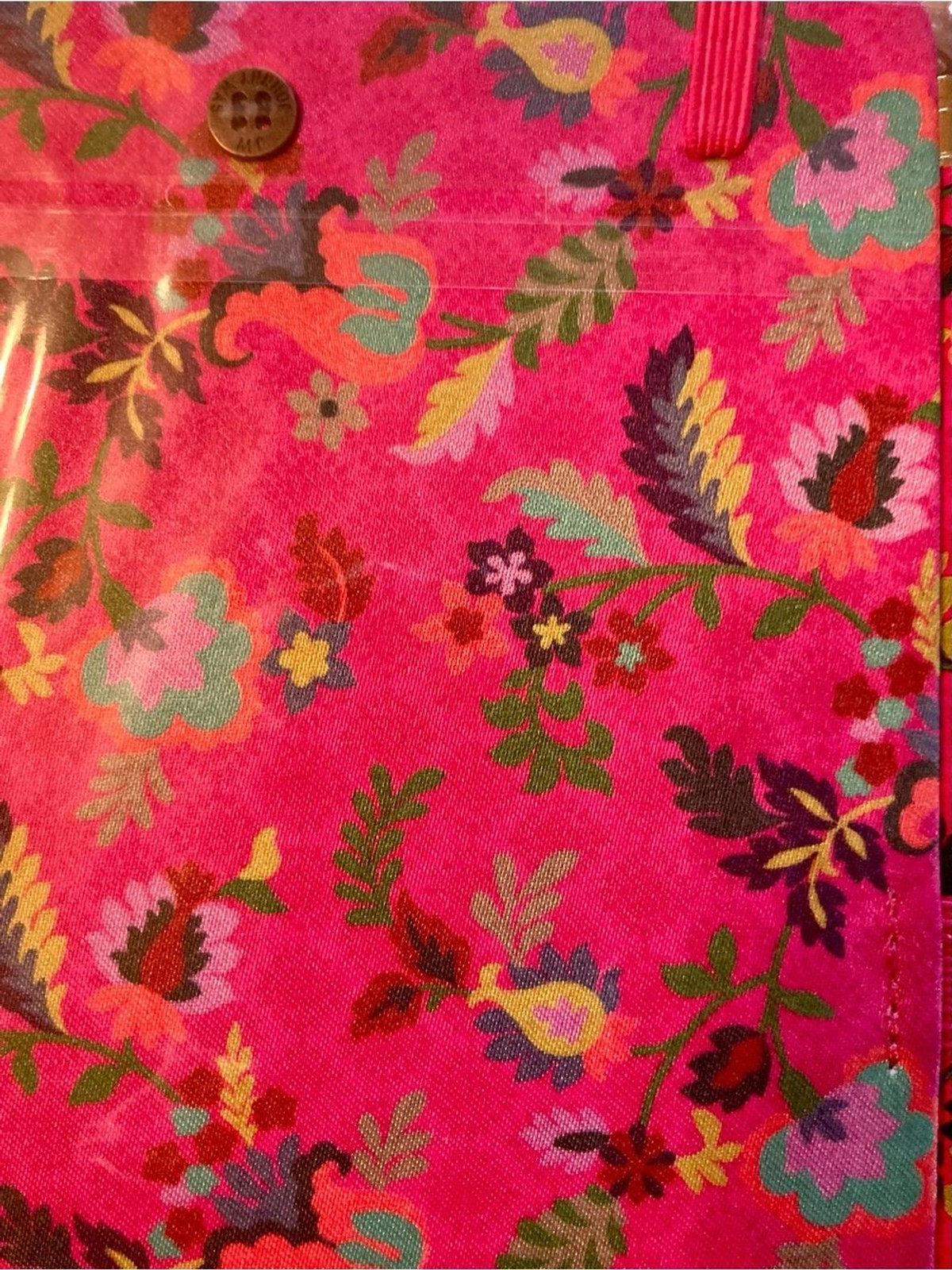 NEW Johnny Was Verney Journal and Pen Set Silk Blend Floral Pink Size 8.5″ x 6″